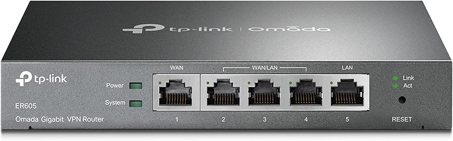 TP-LINK ER605 5 Port Dual/Multiple WAN VPN Router